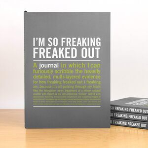 Knock Knock I'm So Freaking Freaked Out (Large 9.5" x 7") Inner-Truth Journal